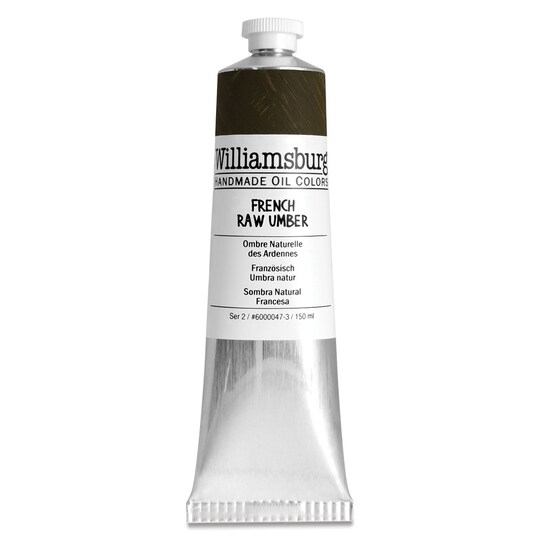 Williamsburg; Williamsburg Handmade Oil Paint - French Raw Umber, 150 ml tube; Category:Oil Paint Sets; Image:1